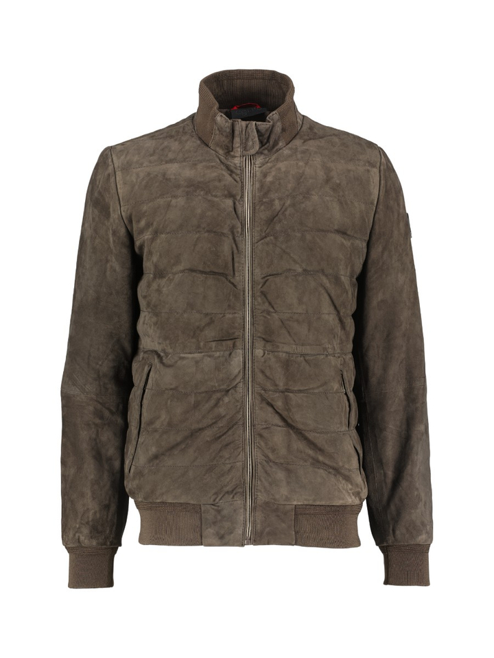 Bruine suède blouson Nino Agiato