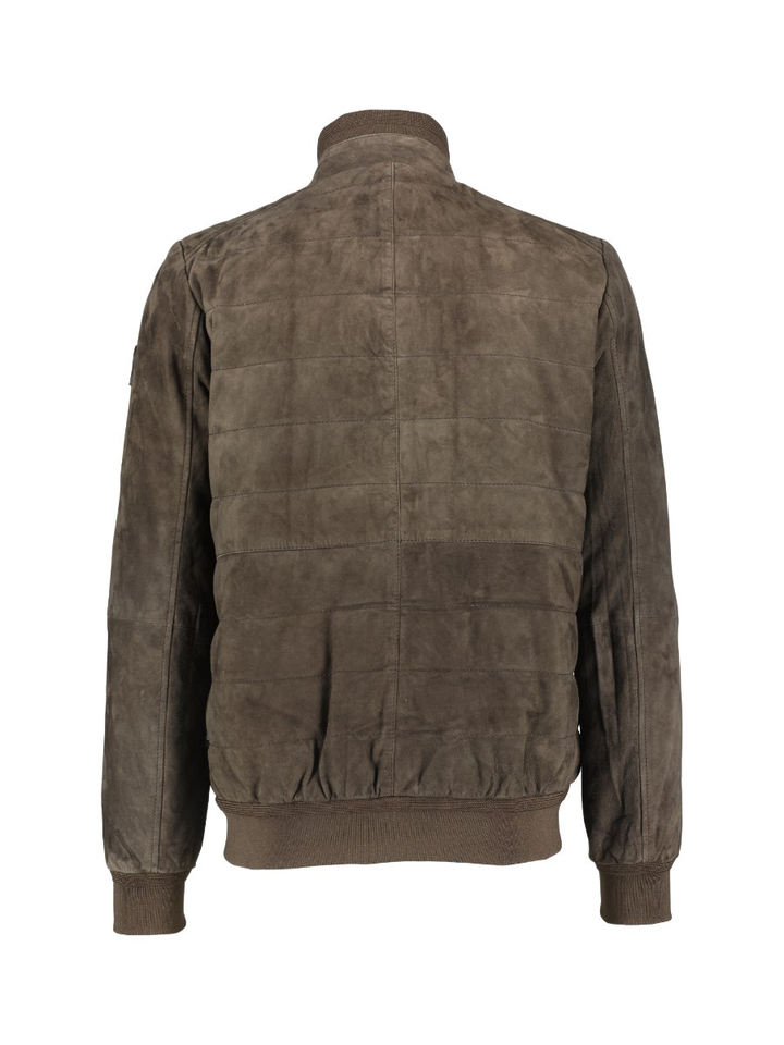 Bruine suède blouson Nino Agiato