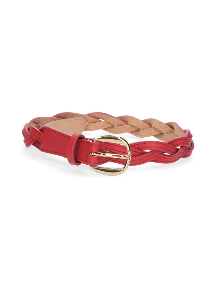 Rode geweven riem Angelo De Lombardi 