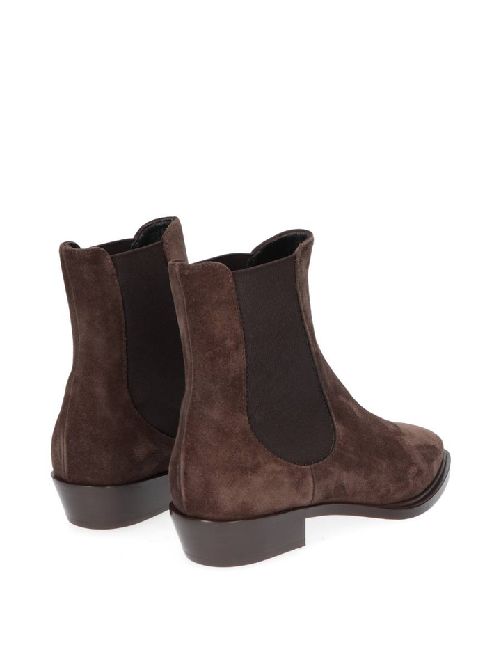 Donkerbruine seude boots Mahe' Beat