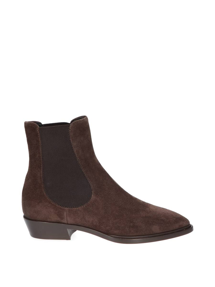 Donkerbruine seude boots Mahe' Beat