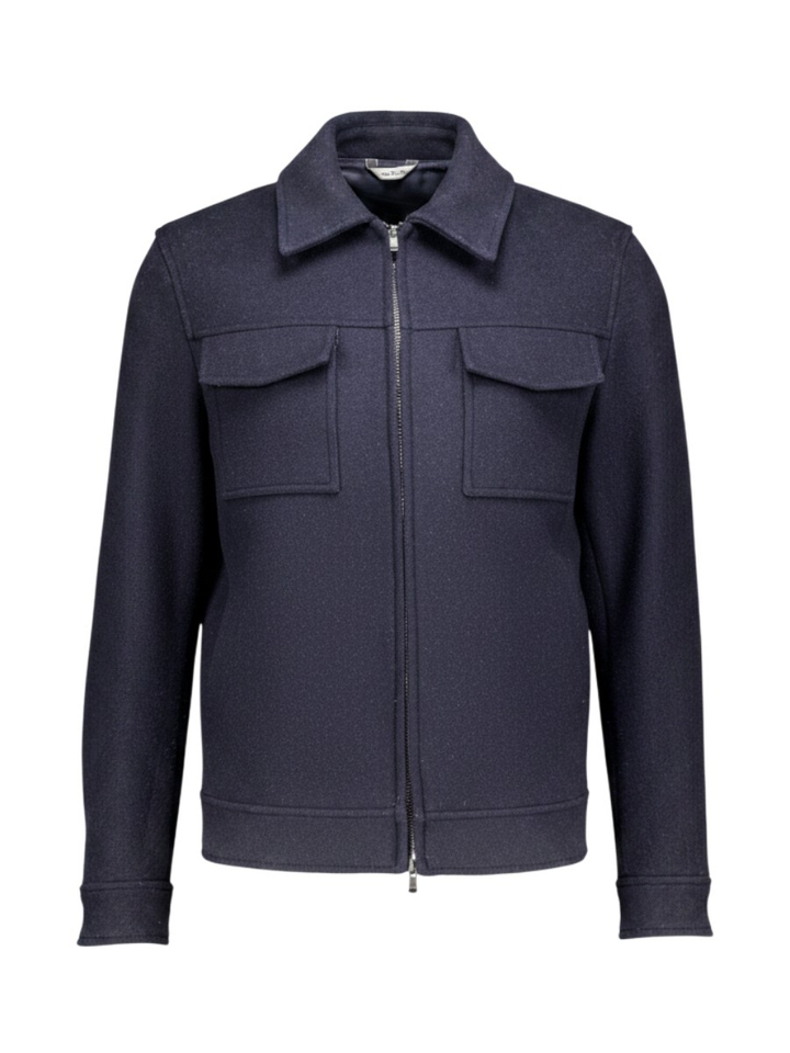 Donkerblauwe vest Manuel Ritz