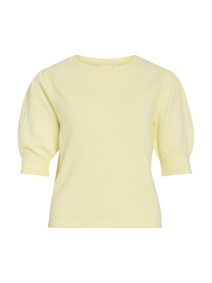 Gele trui met korte mouwen Vila