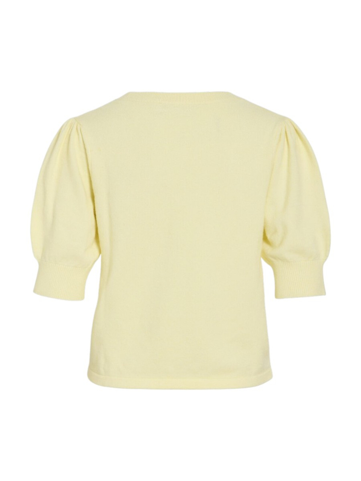 Gele trui met korte mouwen Vila