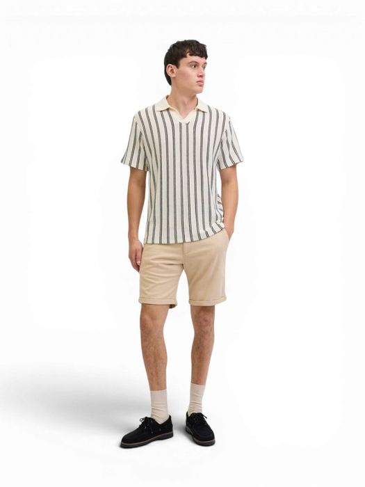 Beige short met licht patroon Jack & Jones