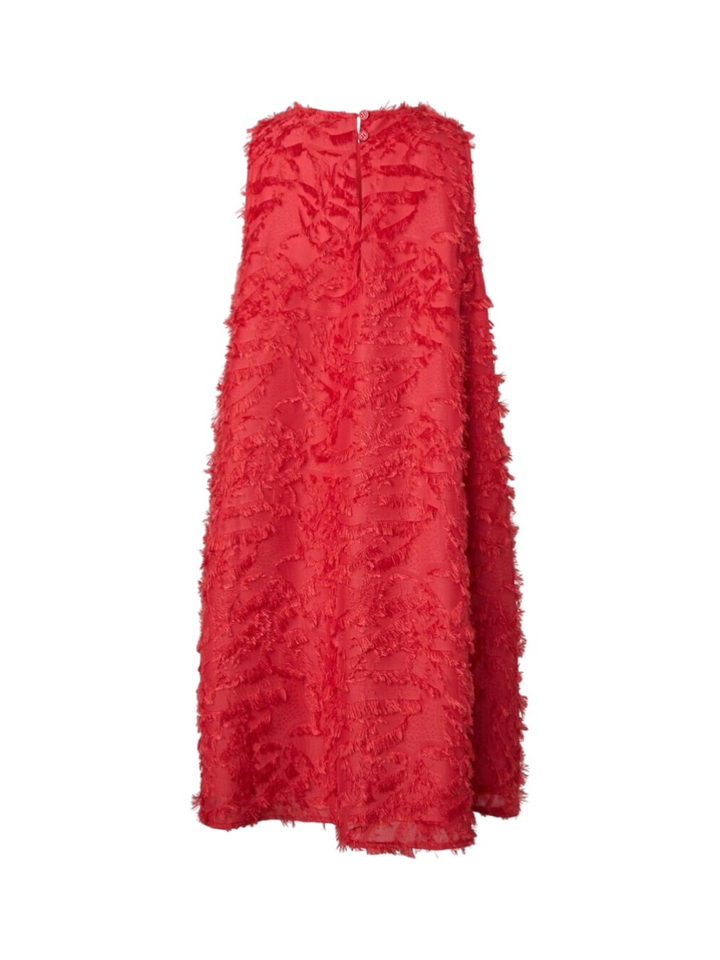 Rode jurk met franjes Yasparia Y.A.S