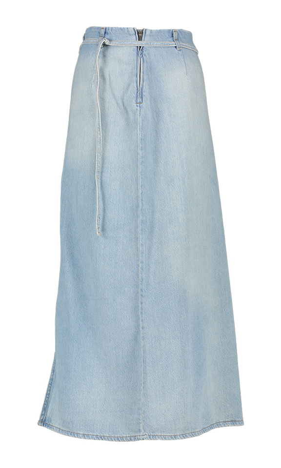 Jeansrok met fijne riem  Vipal Vila 