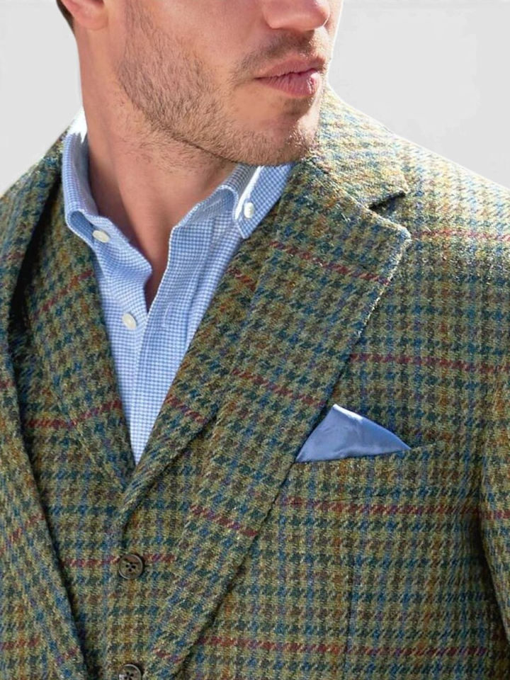 Groene blazer met motief London Wellington Of Bilmore