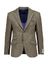 Groene wollen jas met ruit motief London Wellington 