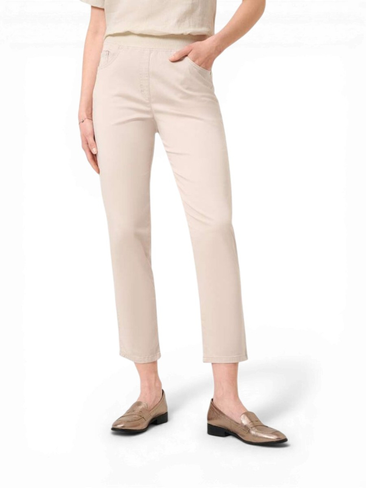 Roze broek met elastiek Pamina Raphaela