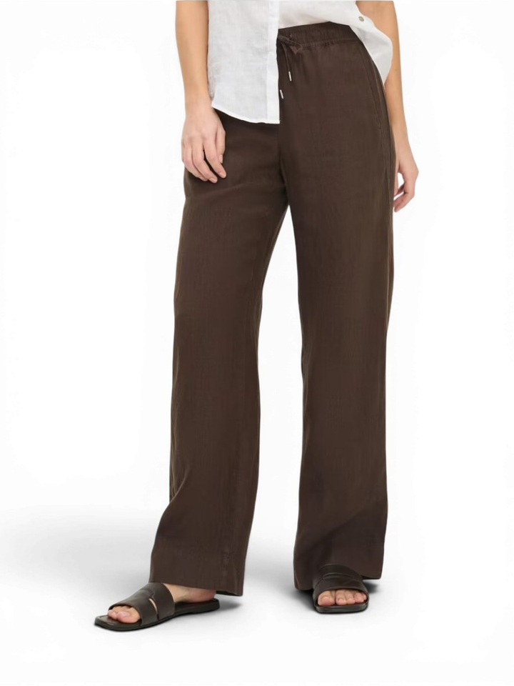Bruine linnen broek Brax 