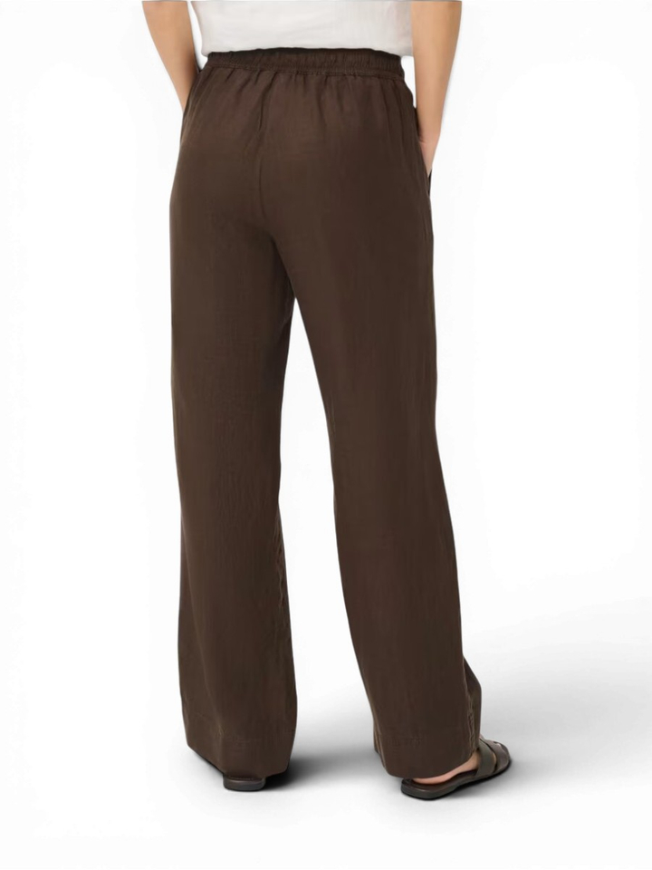 Bruine linnen broek Brax 