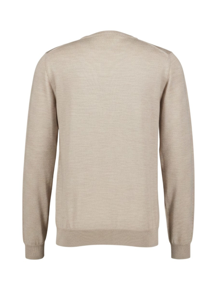Beige trui in merino wol Altobello