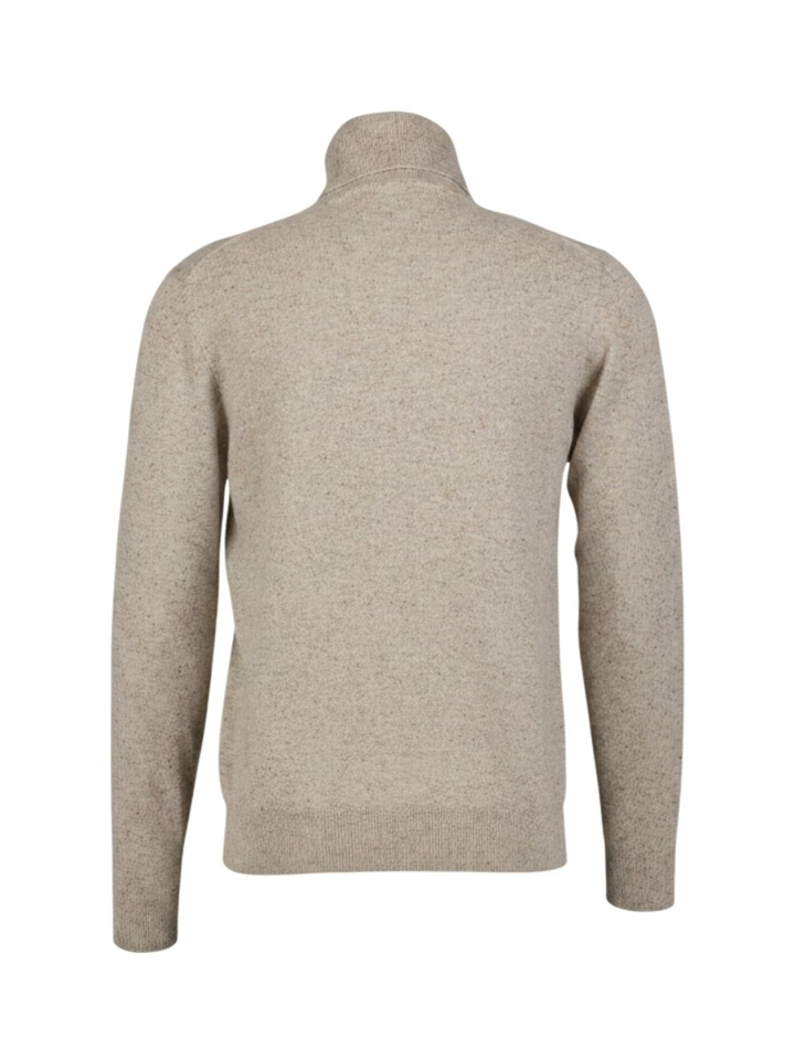 Beige trui met rolkraag Altobello