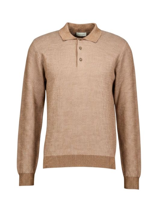 Beige polo trui Altobello
