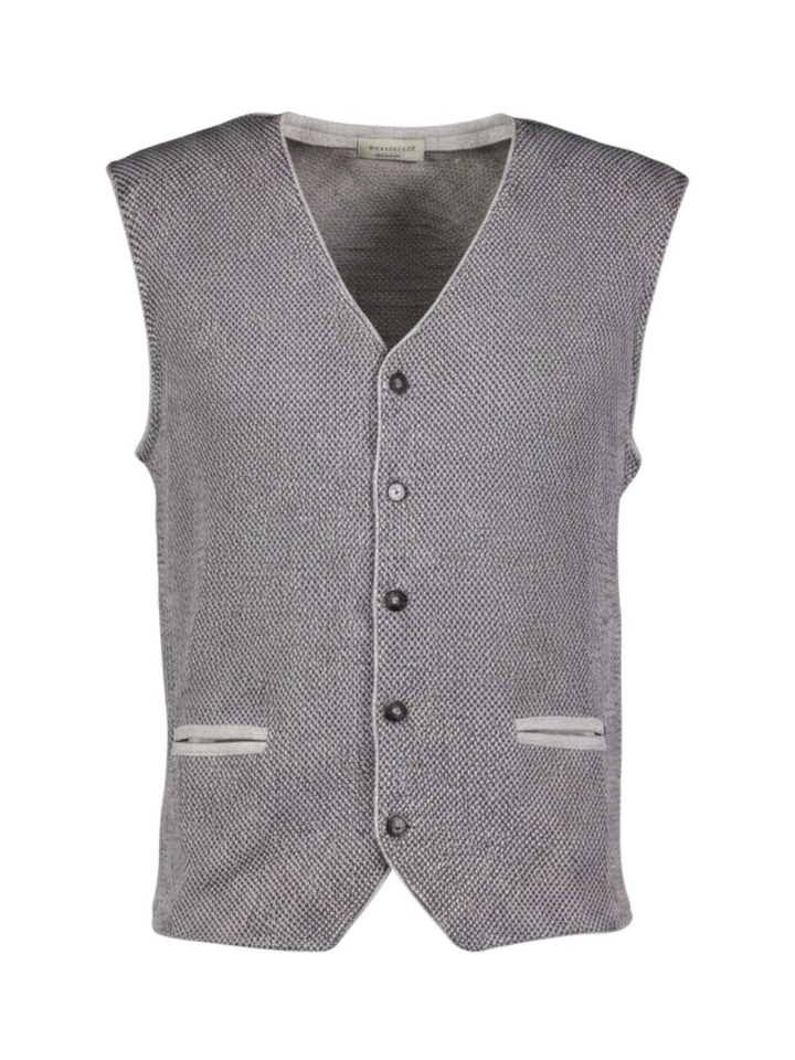 Grijze cardigan met knopen Altobello