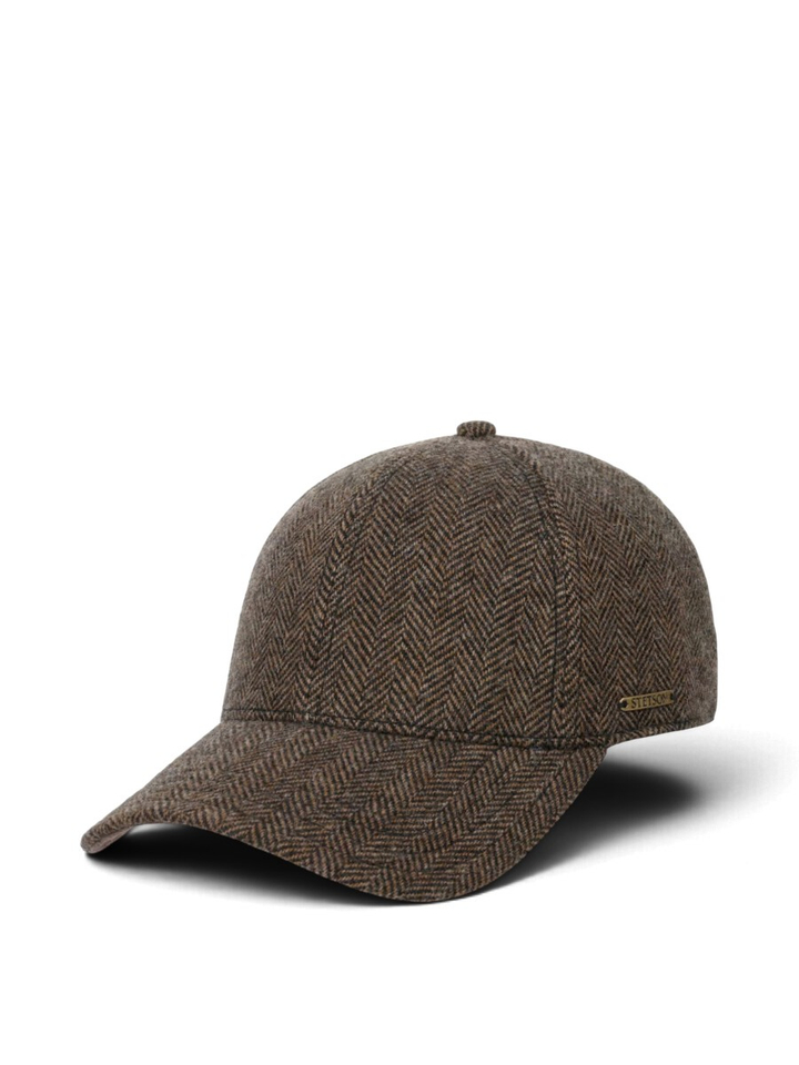 Bruine met pet print Stetson