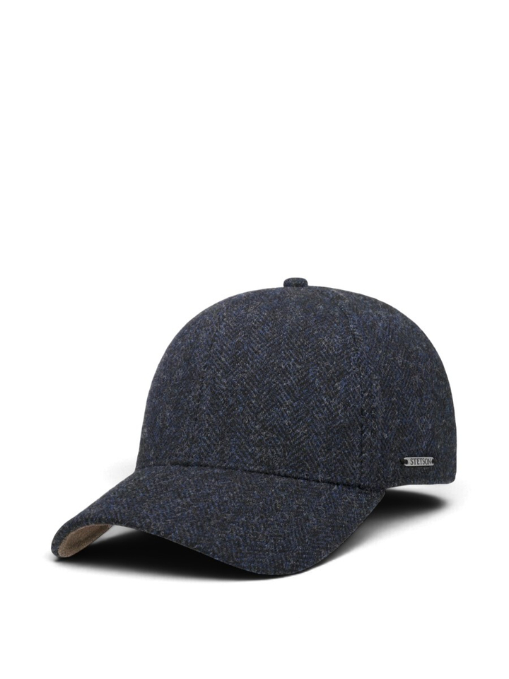 Donkerblauwe baseball cap Stetson