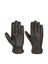 Bruine leren handschoenen Stetson