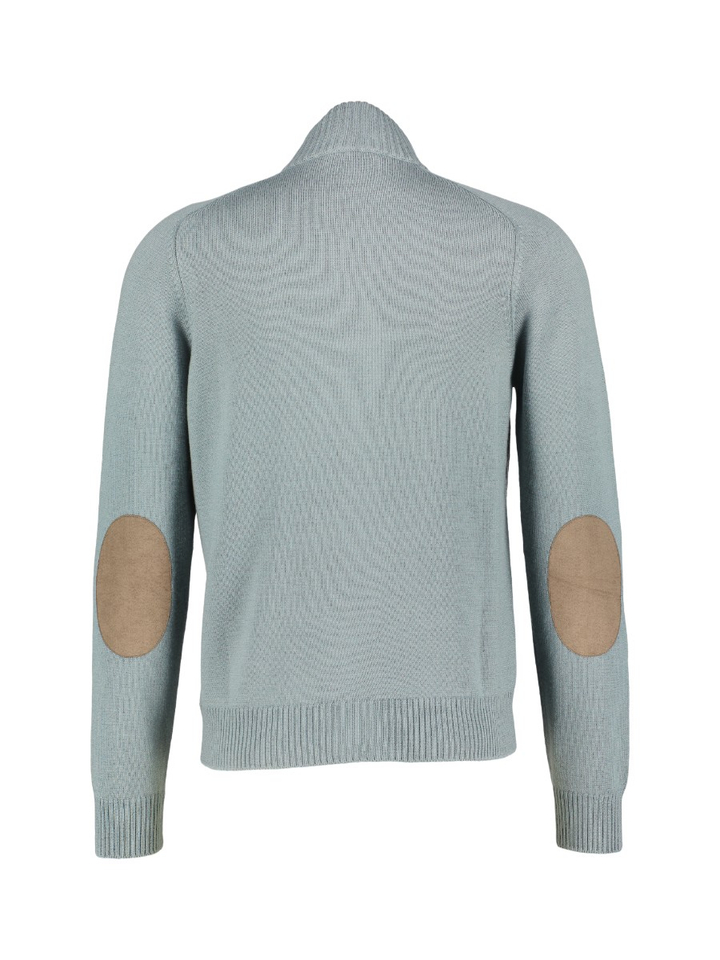 Groene cardigan met rits ZIP Gran Sasso