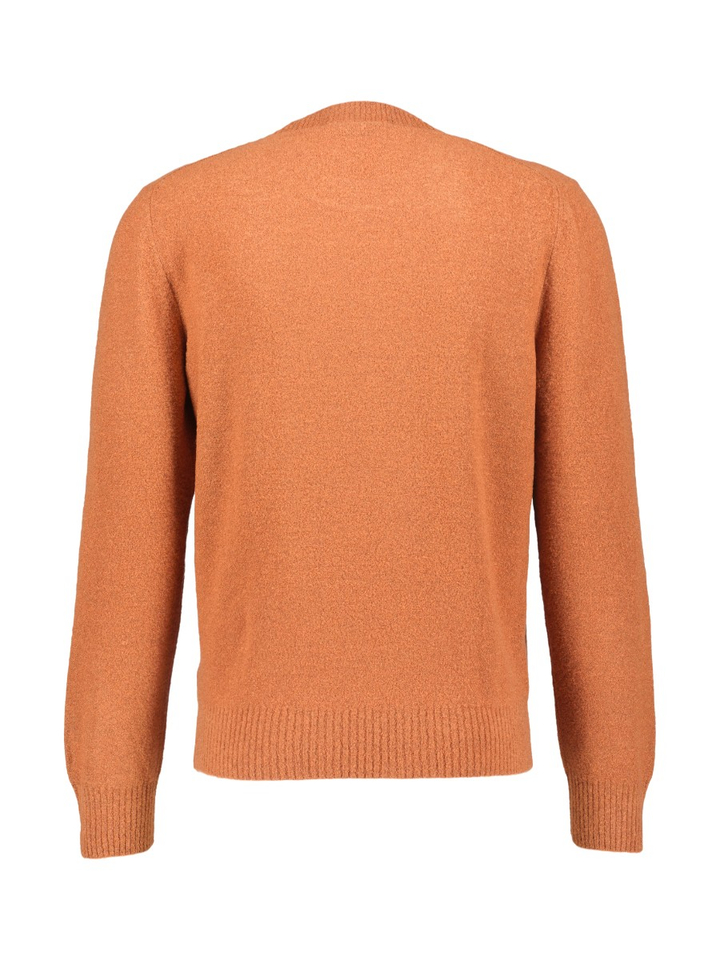 Oranje trui met ronde hals Gran Sasso