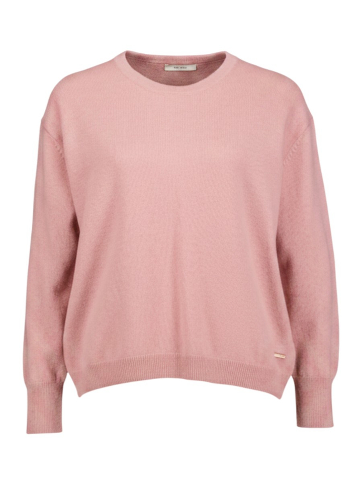 Roze trui met ronde hals Kristy Blue Bay