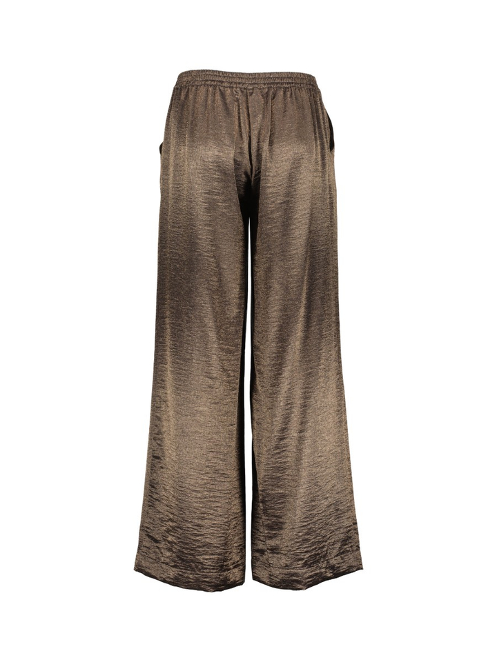 Donkerbruine metallic broek Maxou Soga Avalanche