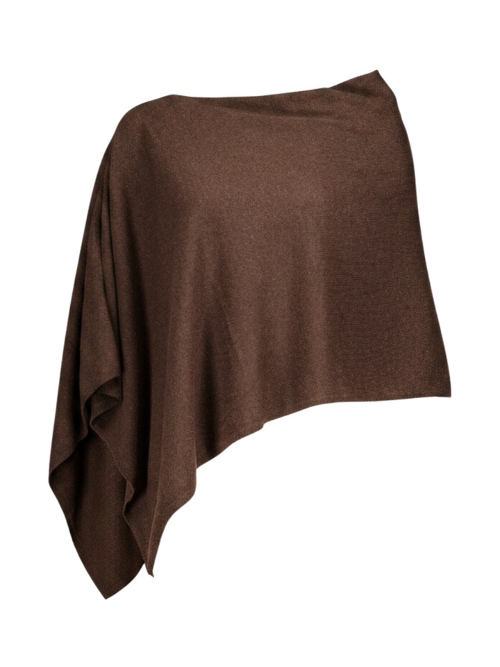 Bruine poncho PONCHO ELA Avalanche