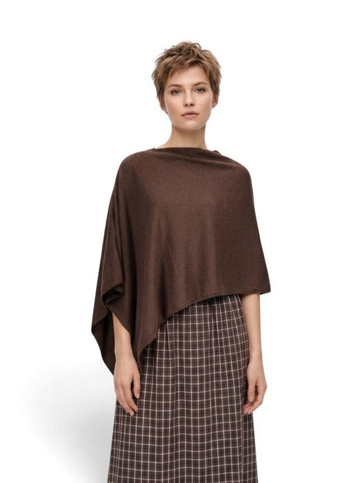 Bruine poncho PONCHO ELA Avalanche