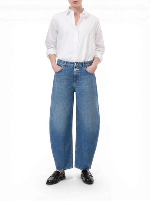 Blauwe barrel jeans Jazzie Closed