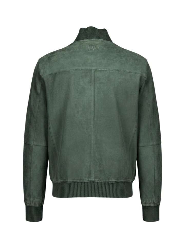 Groene jas in suede Joshua Milestone 