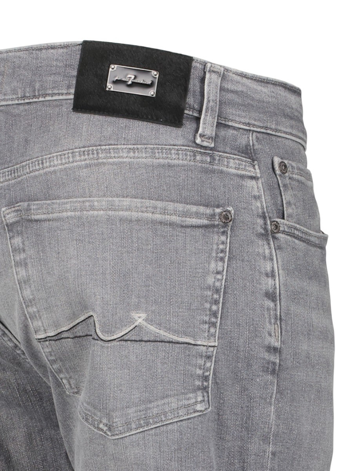 Grijze slim fit jeans For All Mankind 