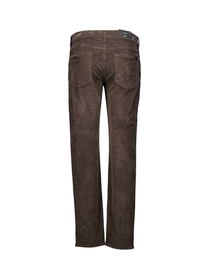 Bruin broek in ribflueel SLIMMY 7 For All Mankind