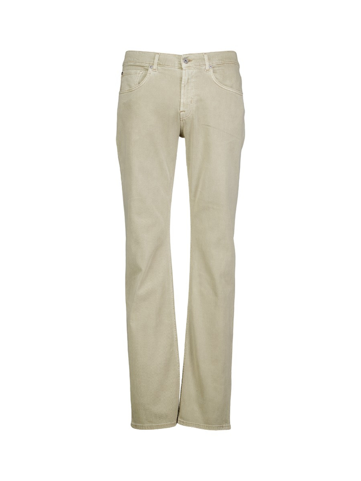 Beige jeans straight fit 7 For All Mankind