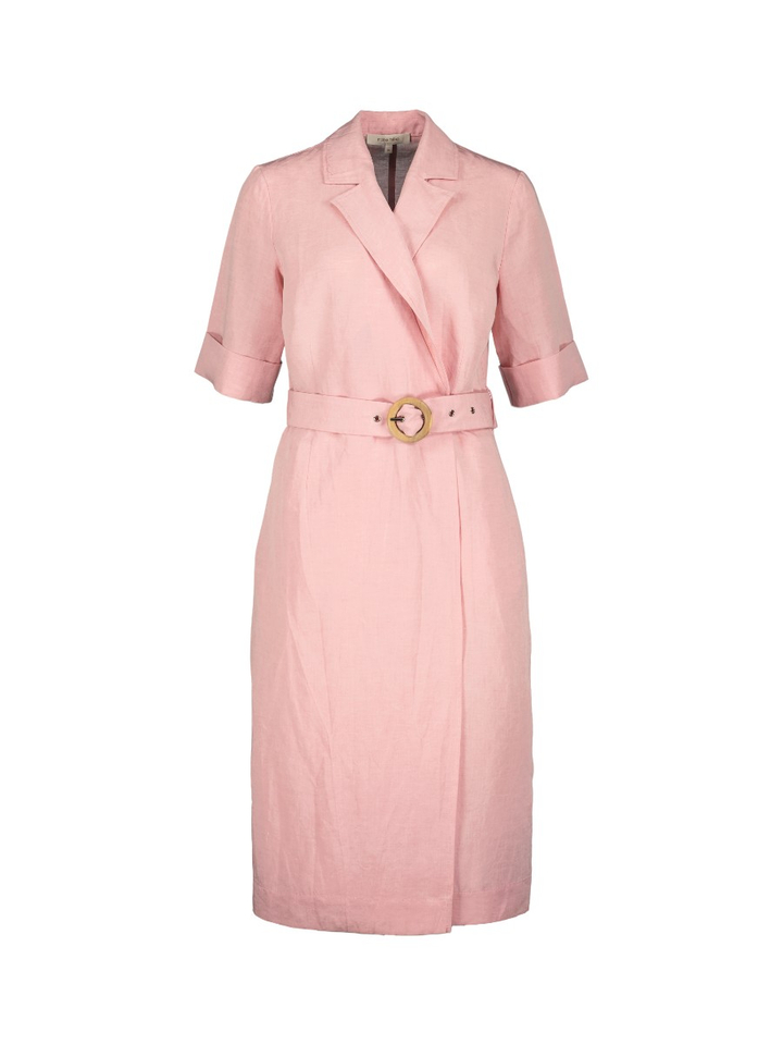 Roze jurk met riem Marie Mero 