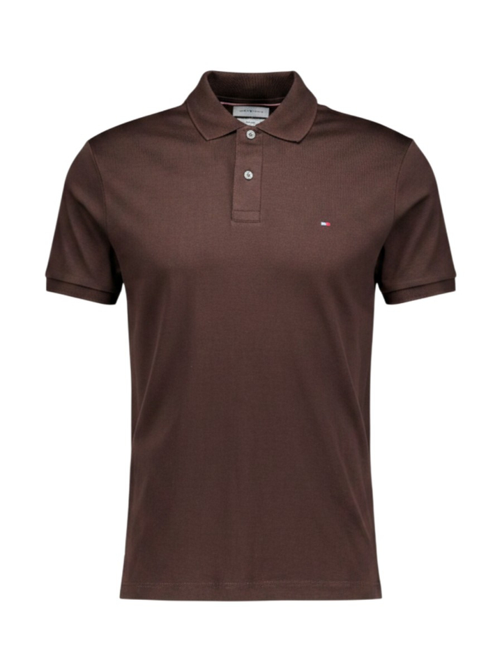 Chocolade polo met korte mouwen Tommy Hilfiger