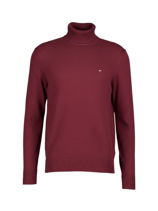 Bordeaux pull met rolkraag Tommy