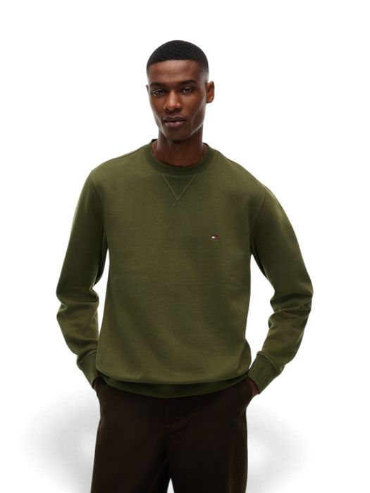 Groene katoenen sweater Tommy Hilfiger