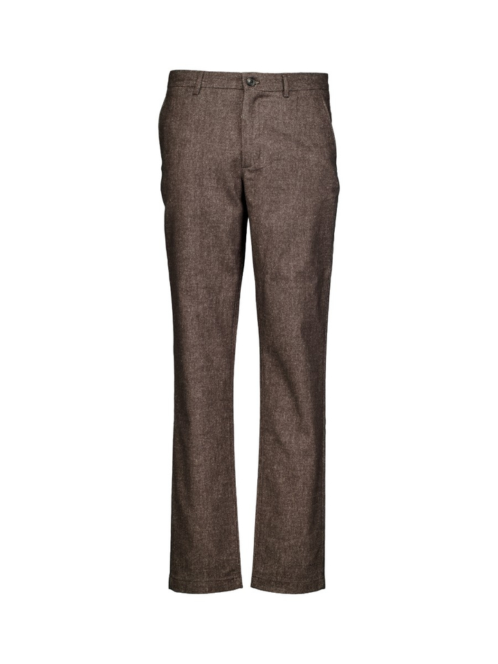 Bruine geklede broek Tommy Hilfiger