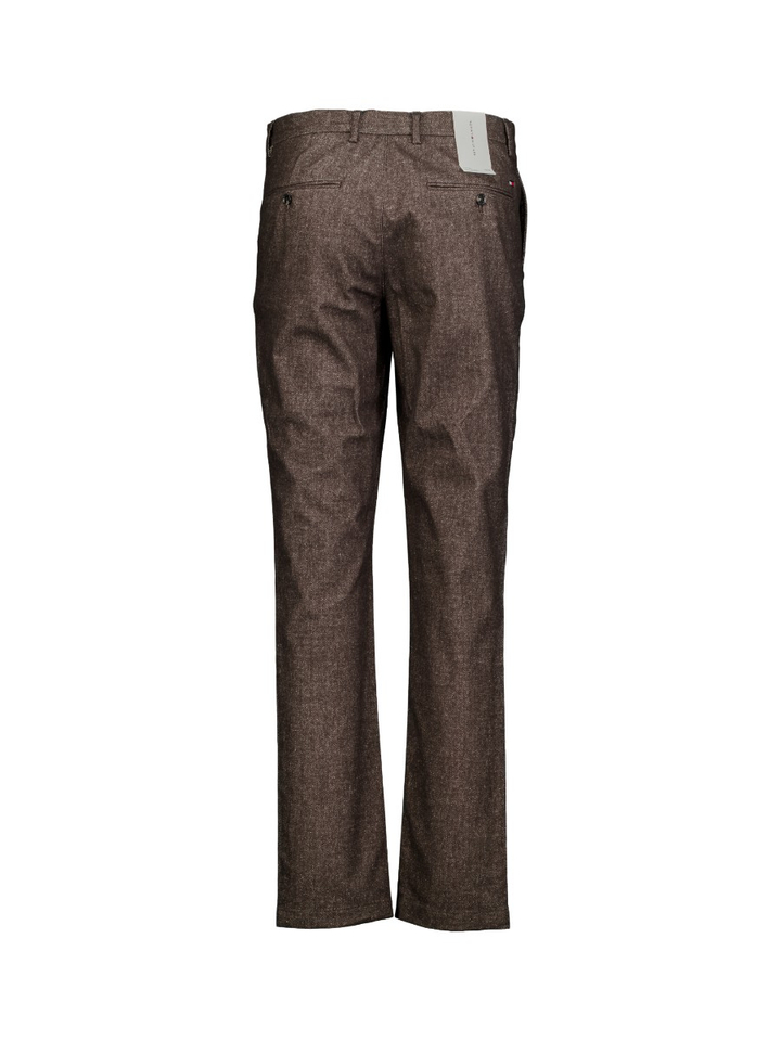 Bruine geklede broek Tommy Hilfiger