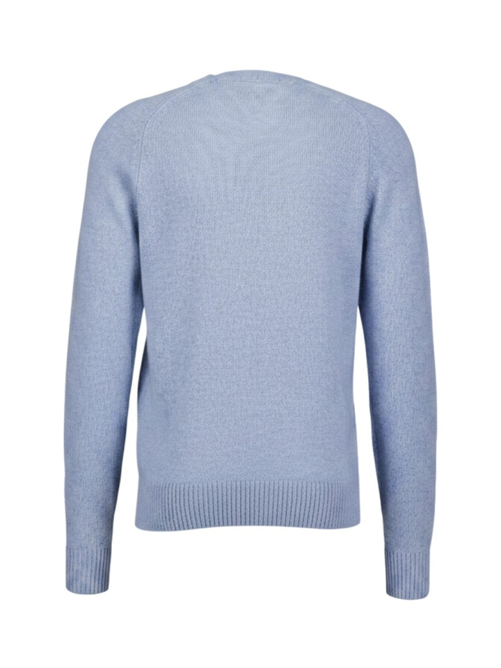 Blauwe pull met ronde hals Tommy Hilfiger