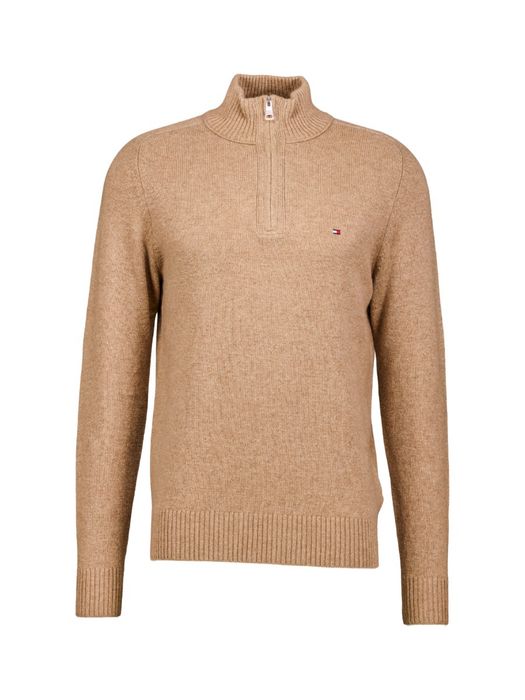 Beige trui met ritssluiting Zip Tommy