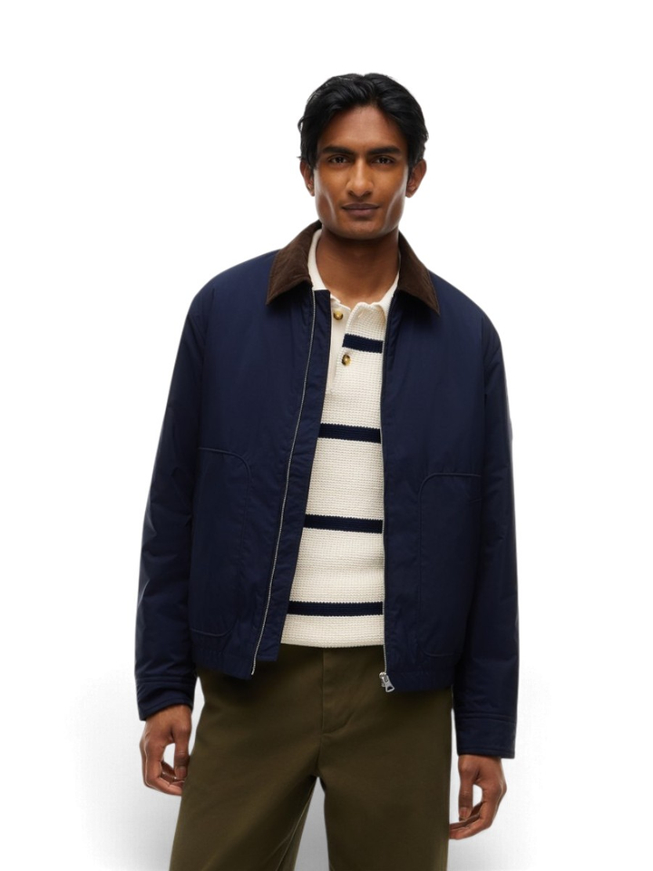 Donkerblauwe korte jas Tommy Hilfiger