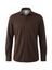 Bruine polo met lange mouwen R2