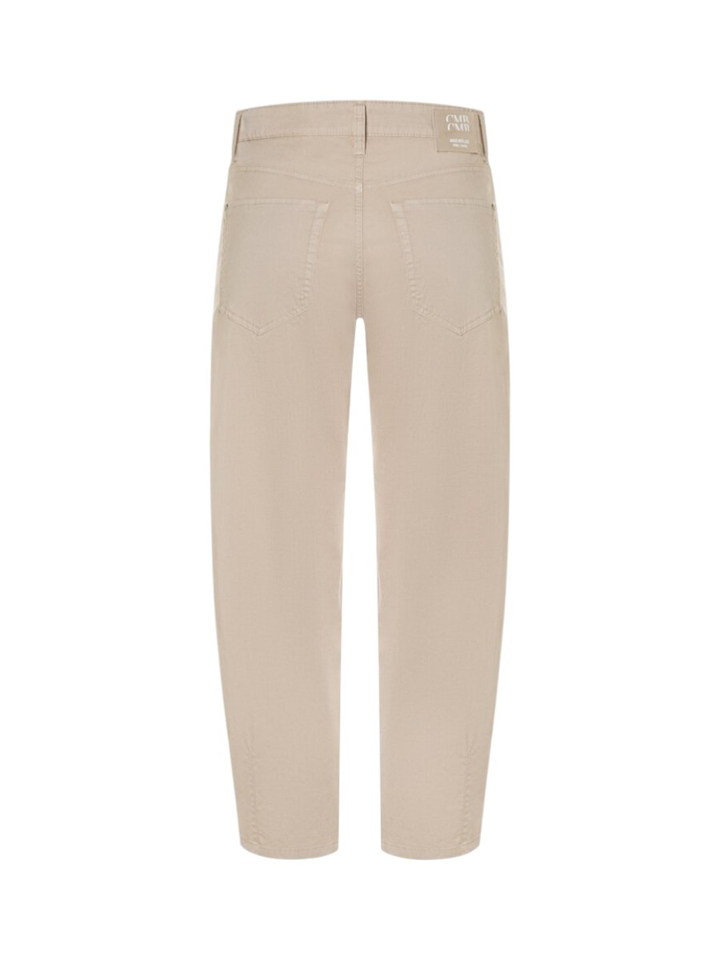 Beige katoenen broek Elin Cambio