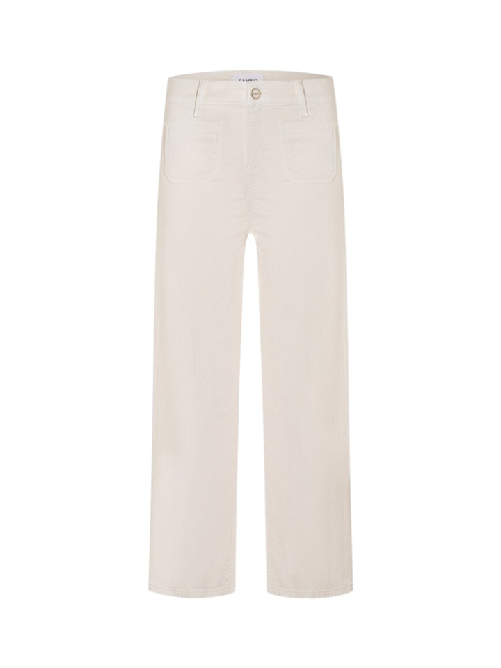 Ecru cropped jeans Cambio 