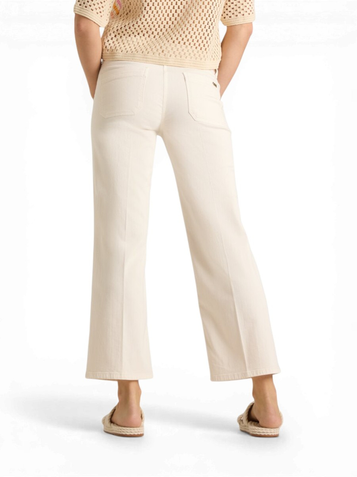 Ecru cropped jeans Cambio 