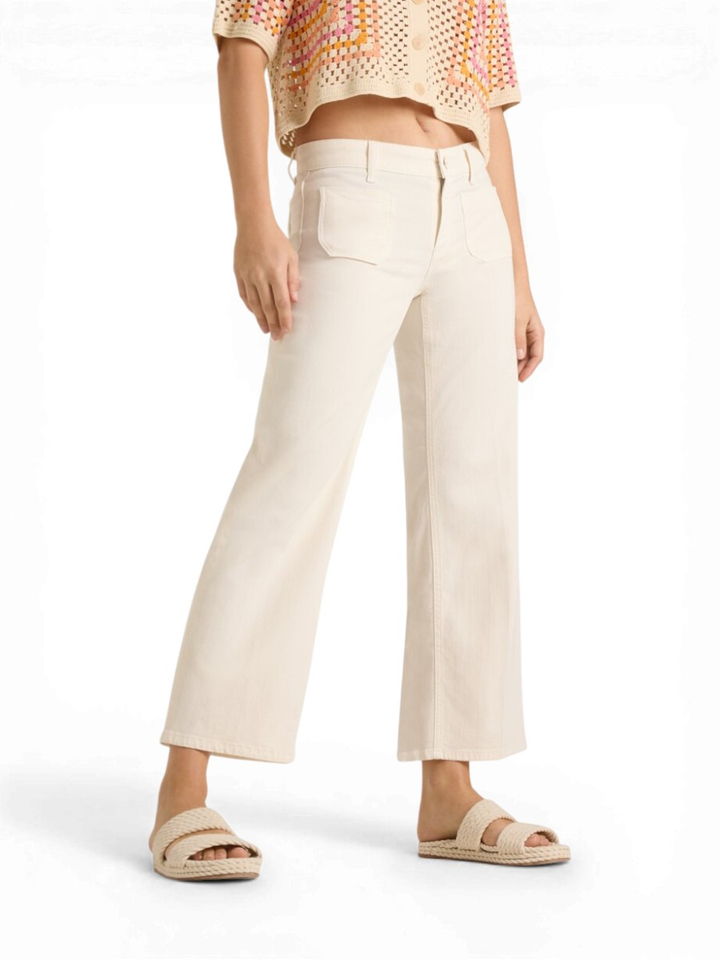 Ecru cropped jeans Cambio 