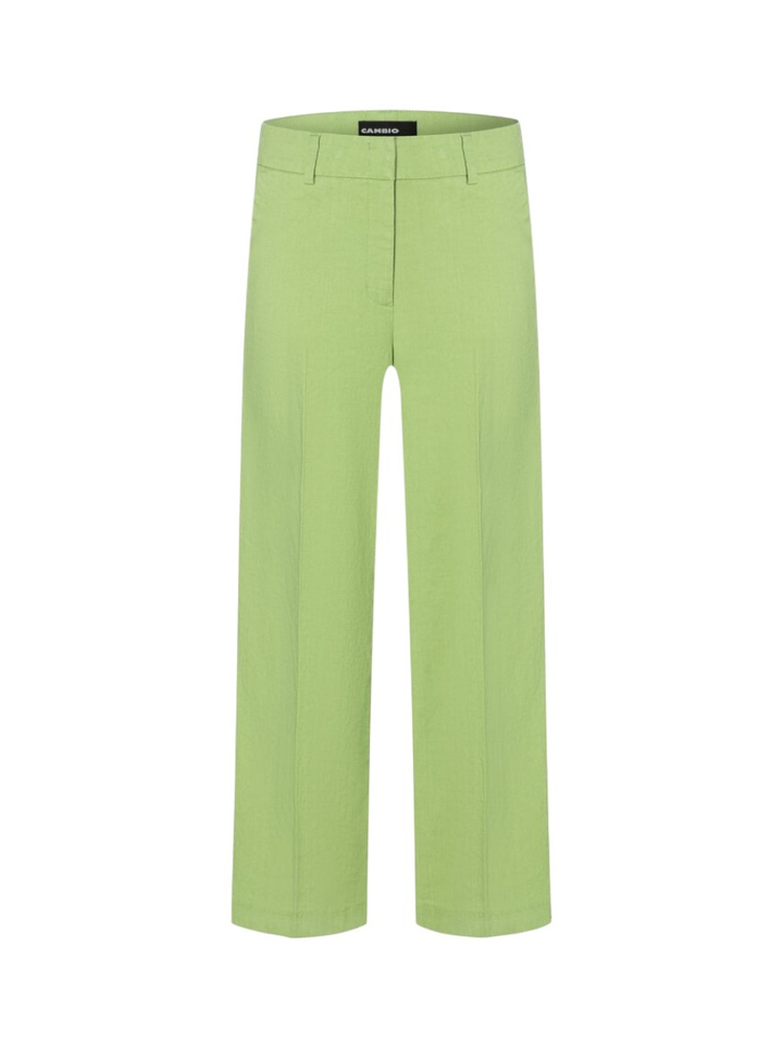 Groene geklede broek California Cambio