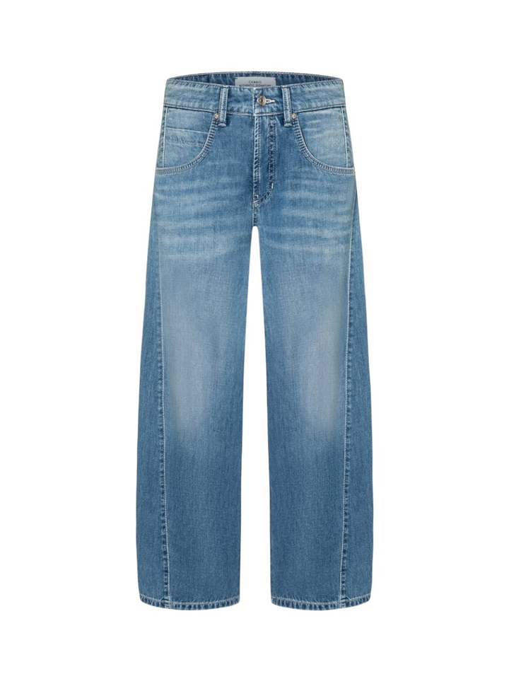 Blauwe wide fit jeans Orla Cambio 